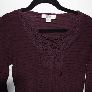 Cute Vintage America Blues Blouse